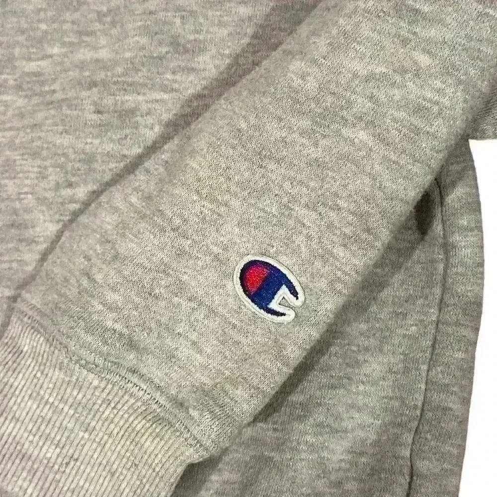 Champion Long Sleeve Crew Neck Youth Gray Sweatshirt Size Small